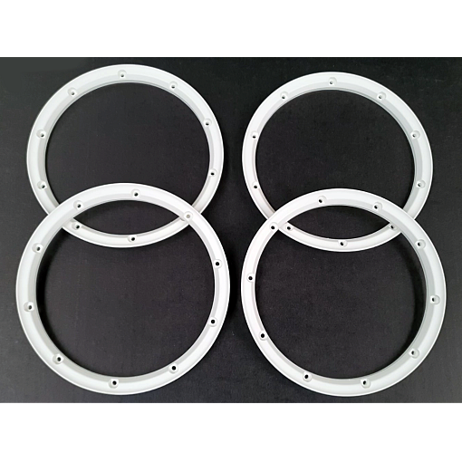 Clearance!! Silverback BeadLocks Lipped Inner (4)WHITE Losi5